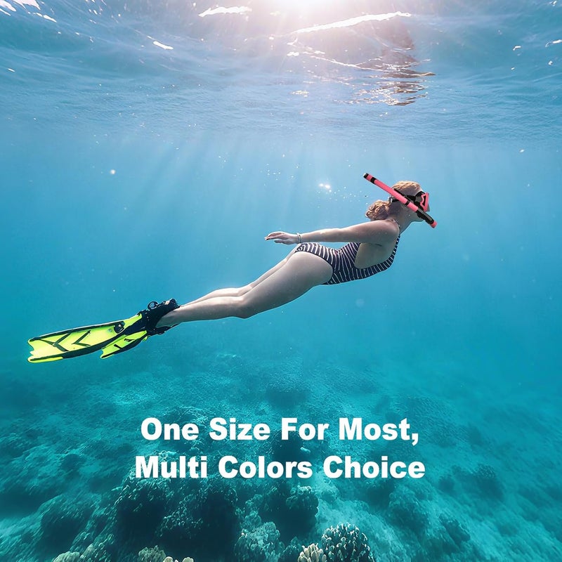 SOLAVA Snorkeling Gear for Adults, Snorkel Set Scuba Diving mask Dry-Top, Adult Swimming Goggles with Nose Cover, HD Tempered Glass Panoramic Anti-Leak Anti-Fog - Image 5
